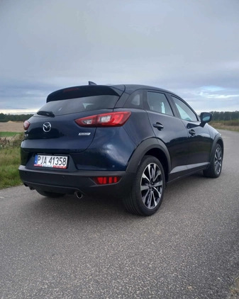 Mazda CX-3 cena 76500 przebieg: 72000, rok produkcji 2019 z Jarocin małe 137